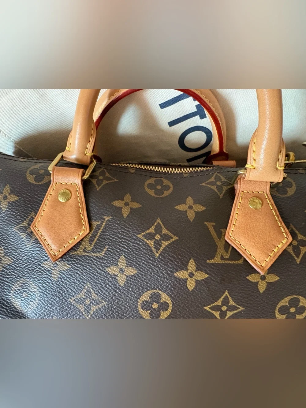 Louis Vuitton monogram canvas Speedy 30 Bandoulière